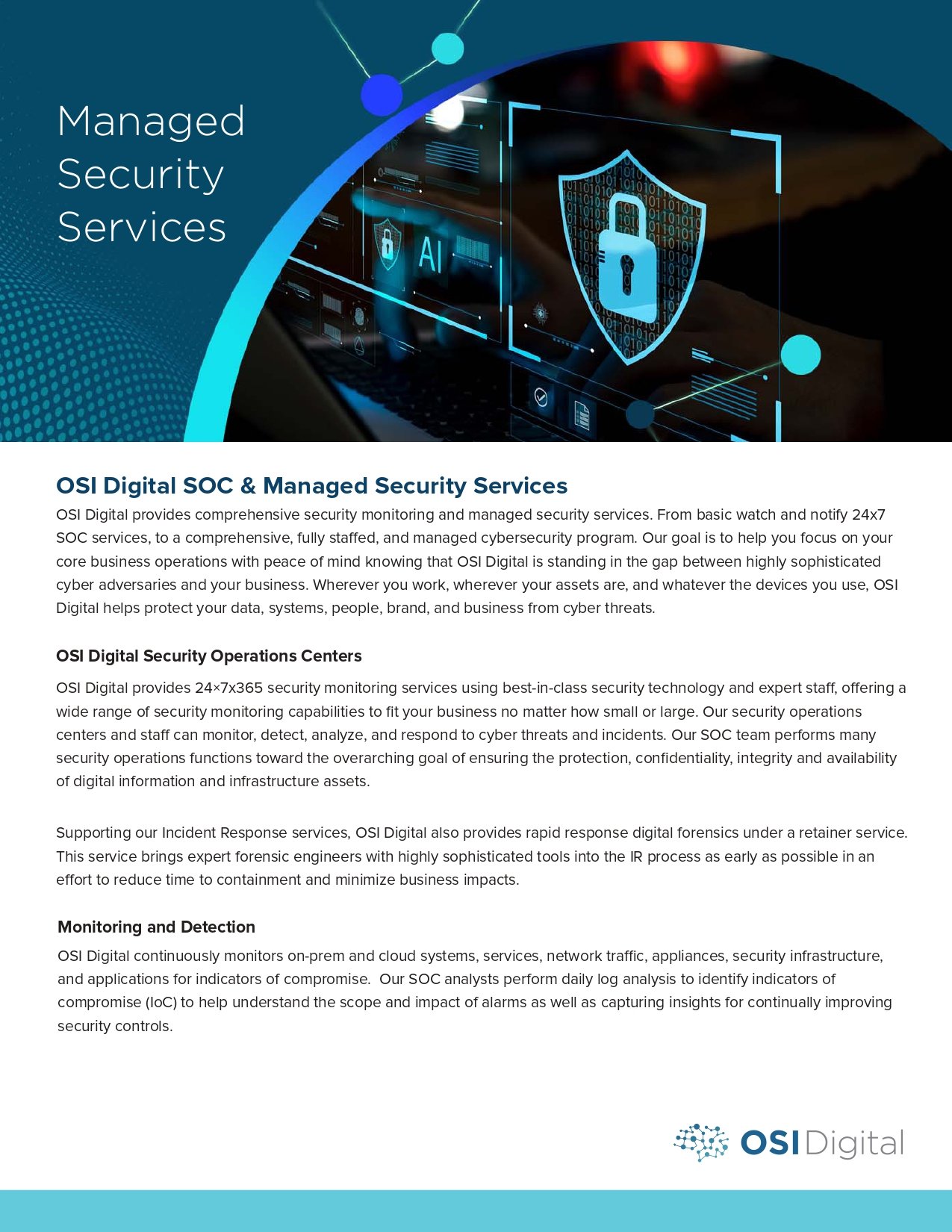 Data Sheet: Managed Security Services To Protect Your Business From Threats